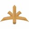 Ekena Millwork Davenport Rough Sawn Timber Gable Bracket, Western Red Cedar, 36"W x 21"H x 2"D x 4"F, 14/12 Pitch GBW036X21X0204DAV00RWR - alternate 1